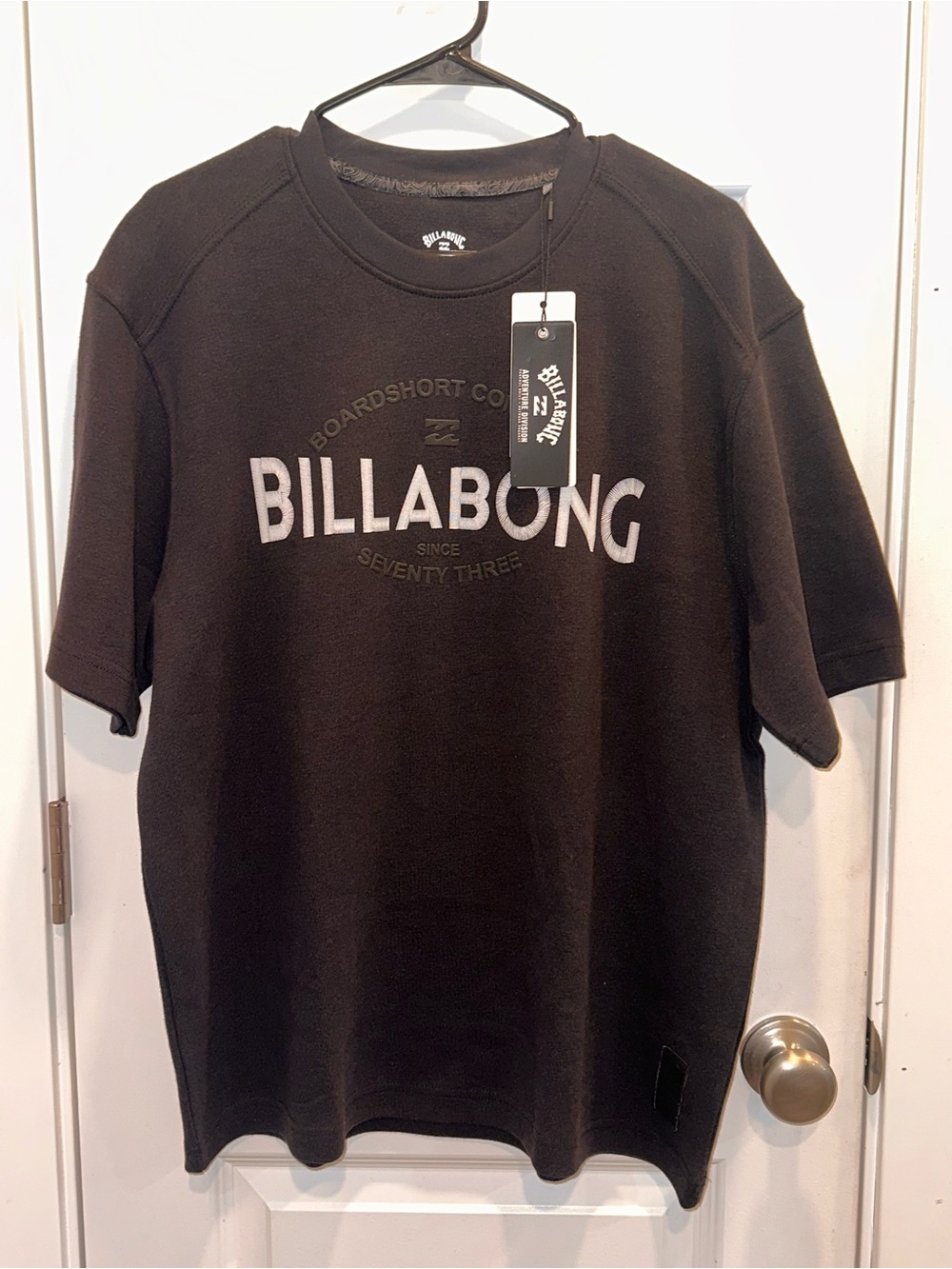 Billabong Black Short-Sleeve Logo Crew Tee